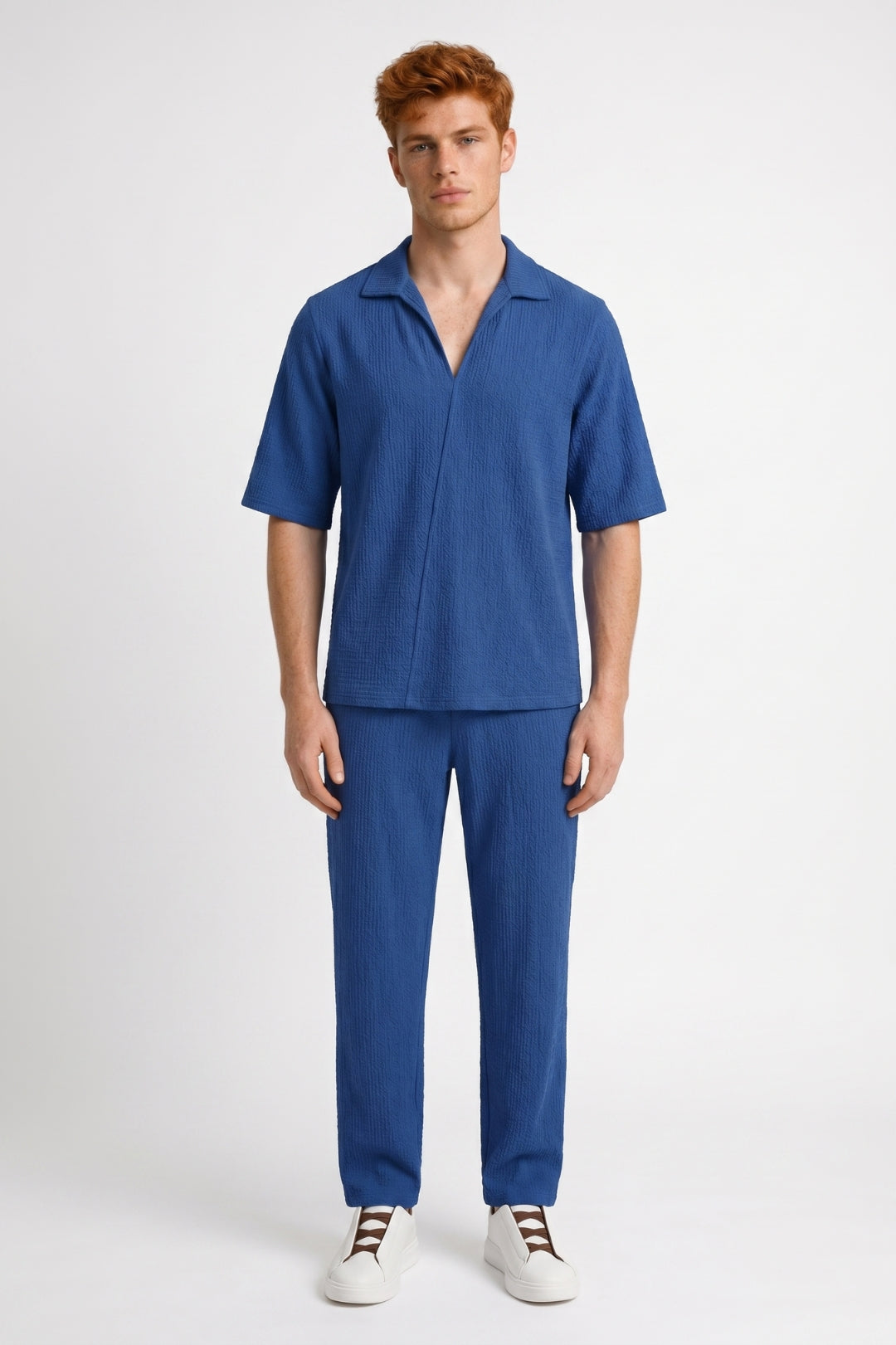 Co-ord Set Men - Short Sleeve Shirt & Trousers | Resort Style