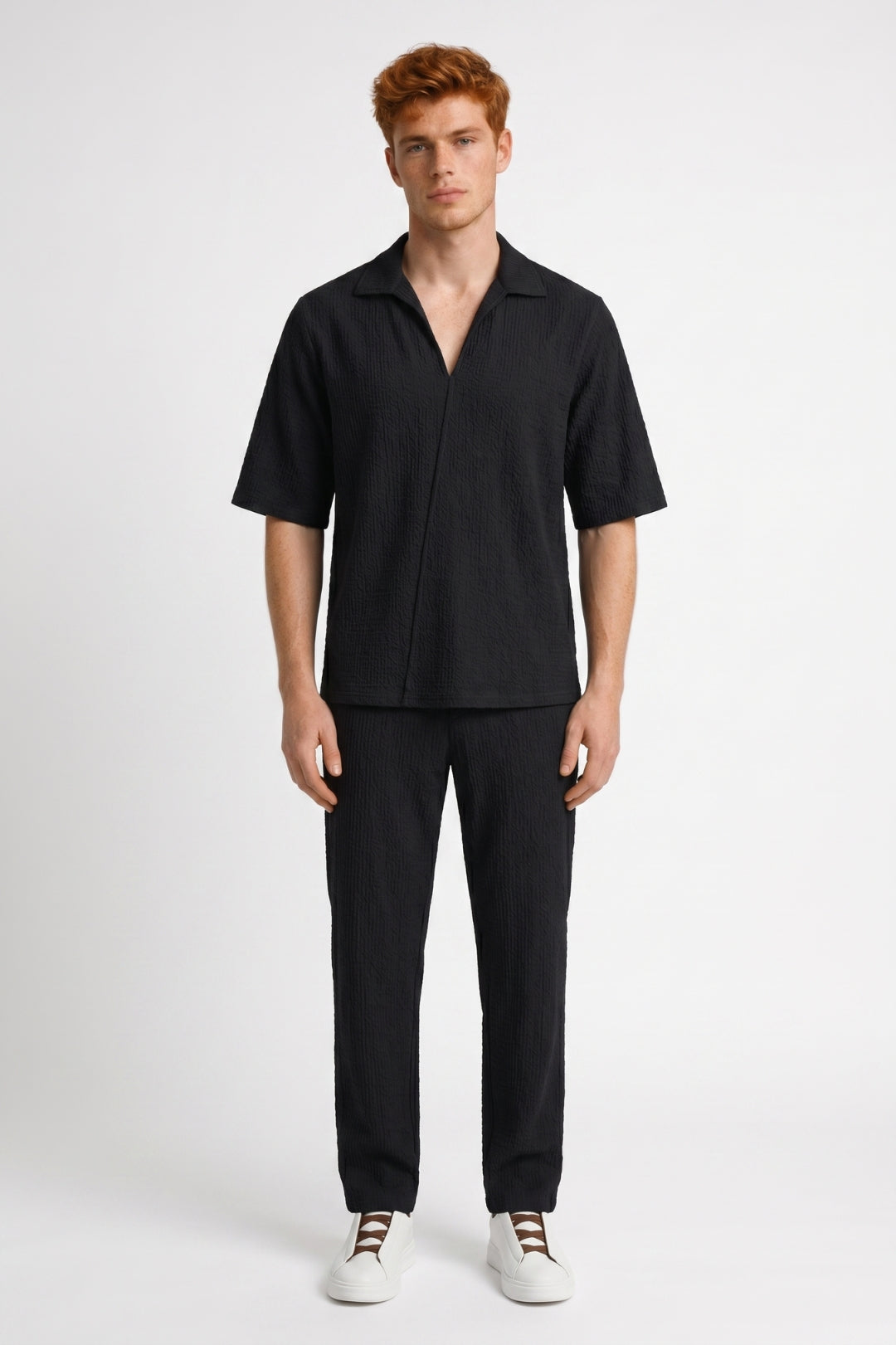 Co-ord Set Men - Short Sleeve Shirt & Trousers | Resort Style