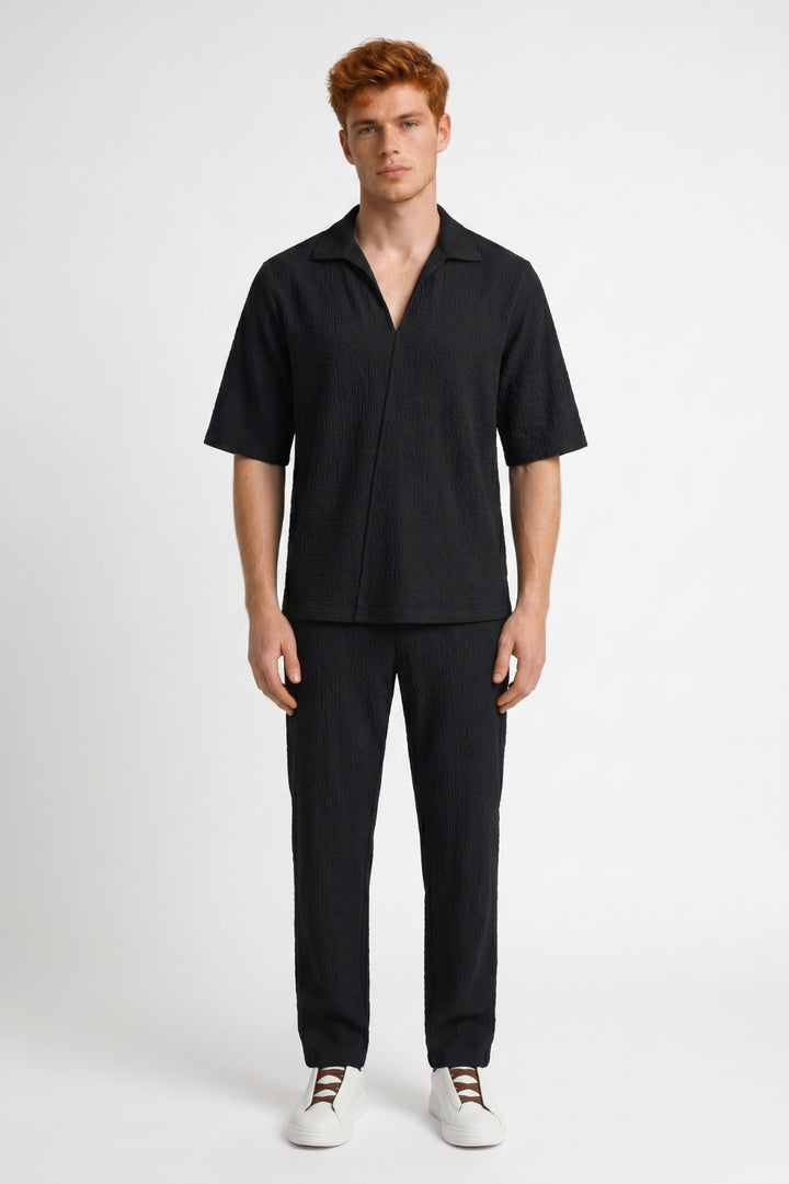 Co-ord Set Men - Short Sleeve Shirt & Trousers | Resort Style