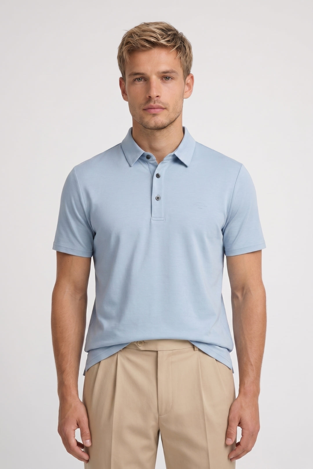 Polo Shirt Men - Classic Button Placket | Smart Casual