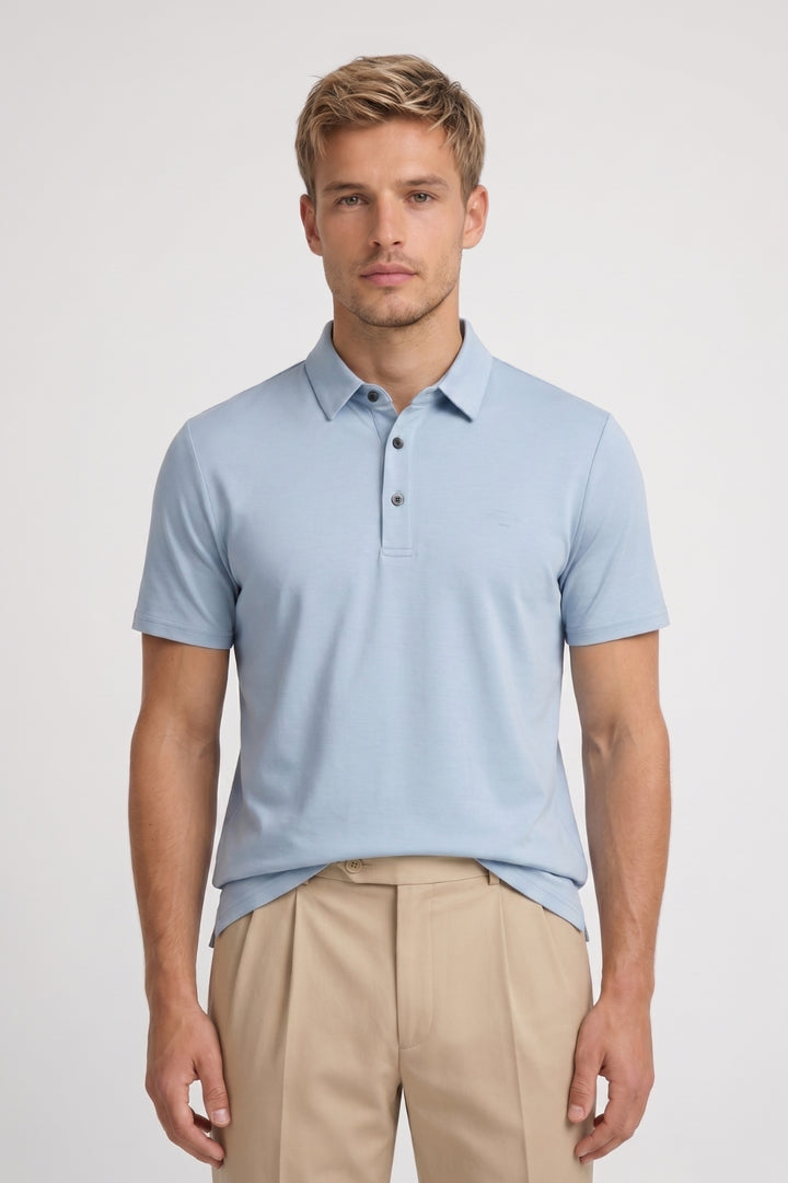 Polo Shirt Men - Classic Button Placket | Smart Casual