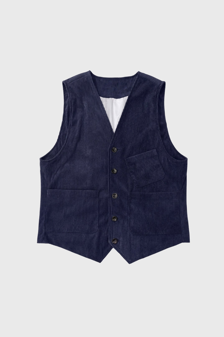Waistcoat Men - Classic Button Up V-Neck | Vintage Inspired