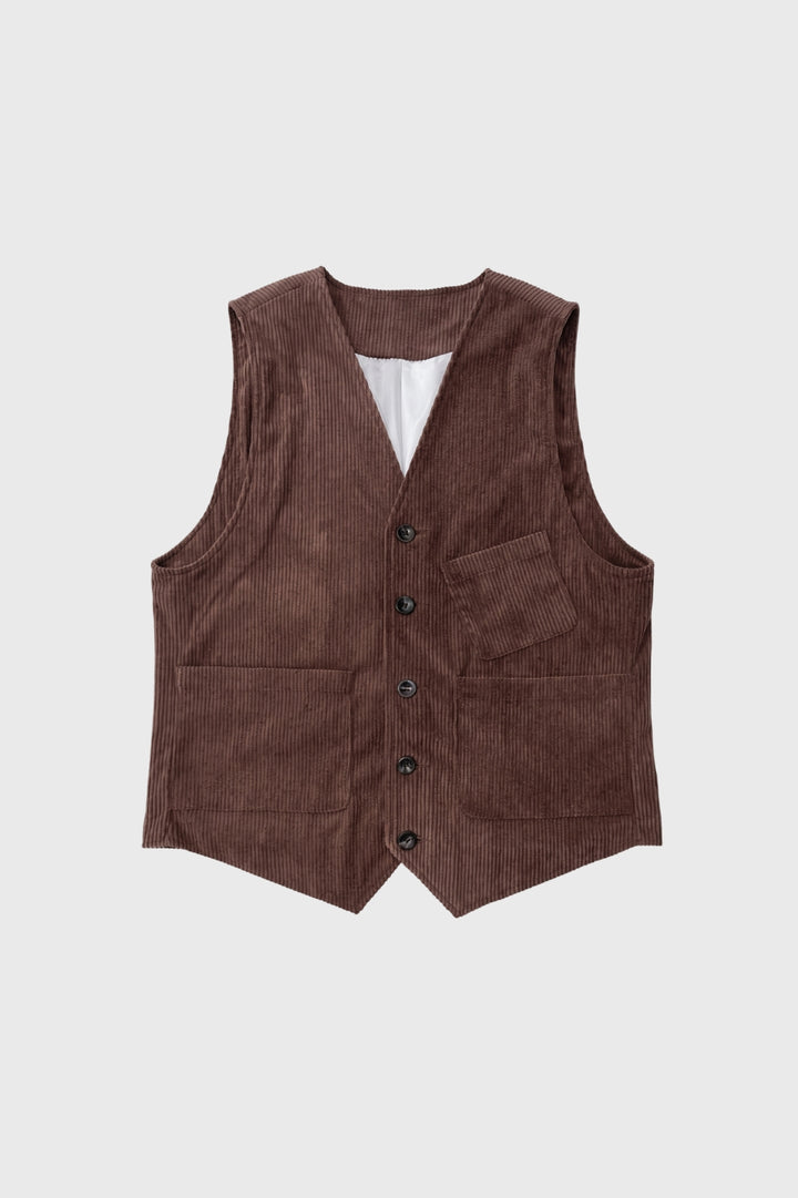 Waistcoat Men - Classic Button Up V-Neck | Vintage Inspired