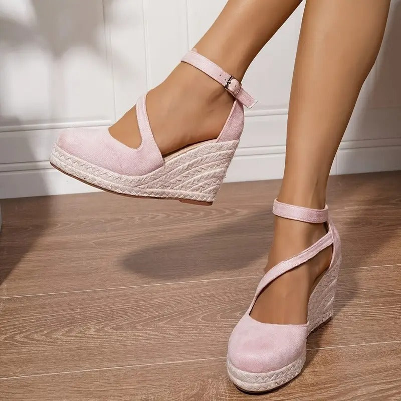 Wedge Heels Women - Ankle Strap Espadrille Platform | Summer