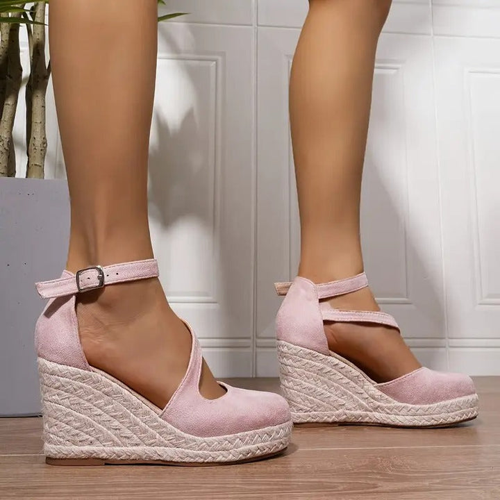 Wedge Heels Women - Ankle Strap Espadrille Platform | Summer