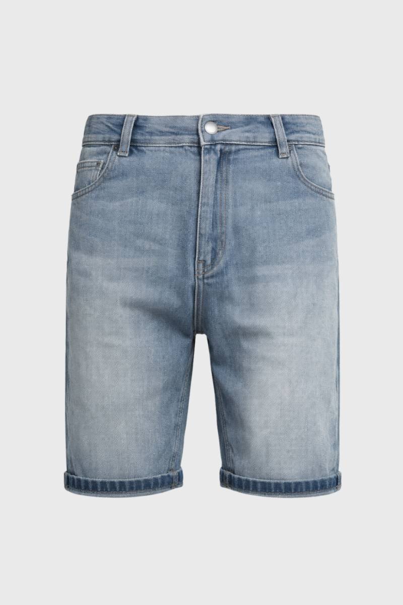 Shorts Men - Faded Light Blue Cuffed Hem | Classic — Light Blue