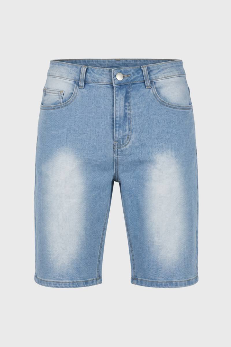 Shorts Men - Light Blue Washed Faded | Casual Summer Style — Light Blue