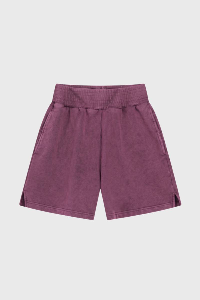 Sports Shorts Men - Elastic Waist Side Pockets | Casual — Purple