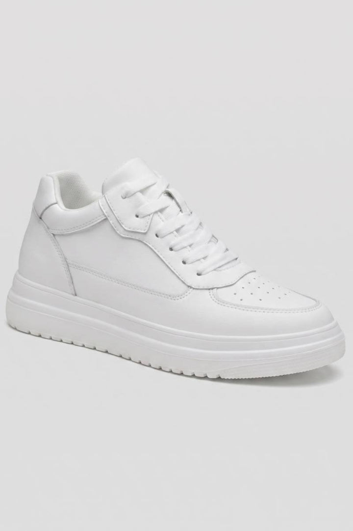 Trainers Men - Low Top Up Platform Sole | Contemporary — White