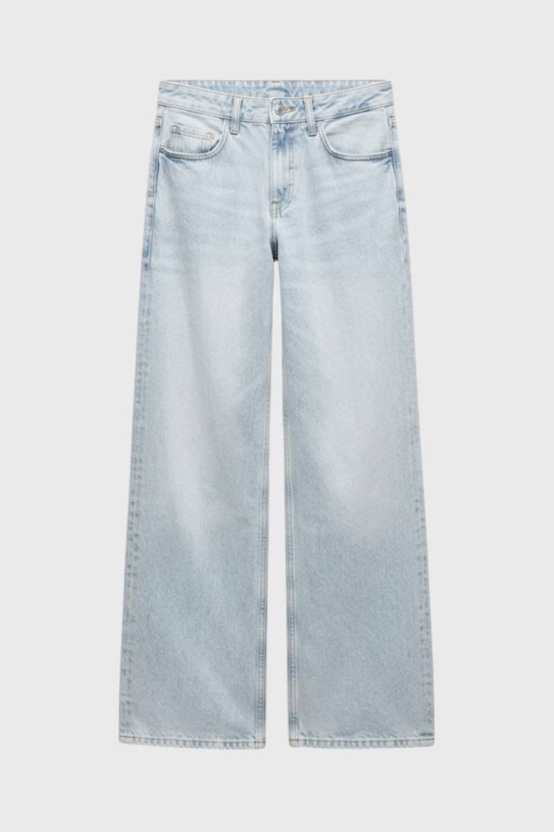 Wide Leg Jeans Women - High Waist Straight Fit | Casual — Light Blue