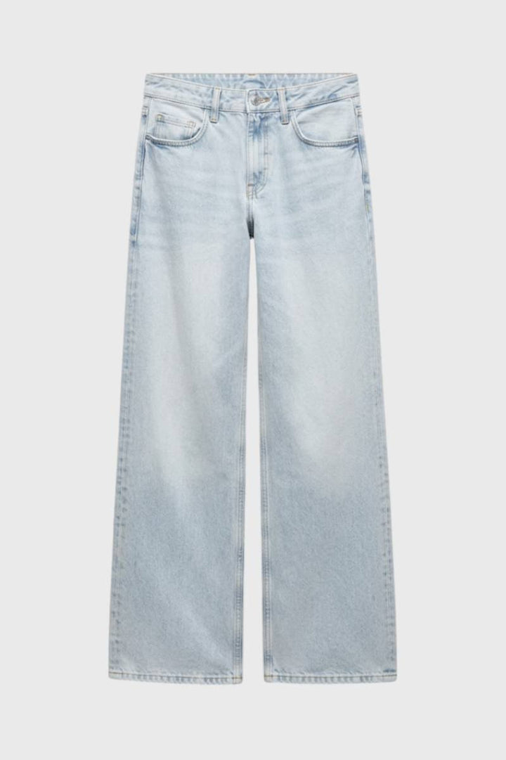 Wide Leg Jeans Women - High Waist Straight Fit | Casual — Light Blue