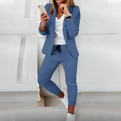 Women's Trouser Suit - Blazer and Tapered Trousers | Smart Casual